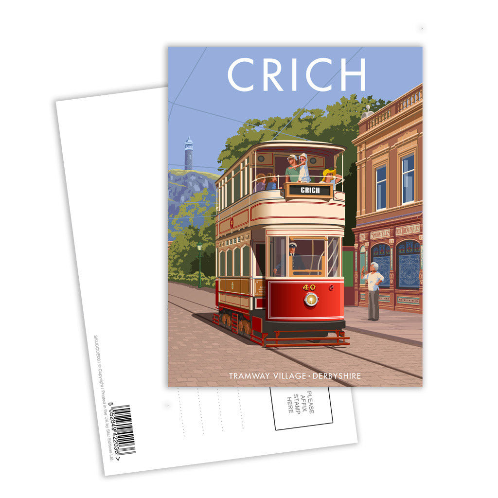 Crich, Tramway Village Postcard Pack of 8