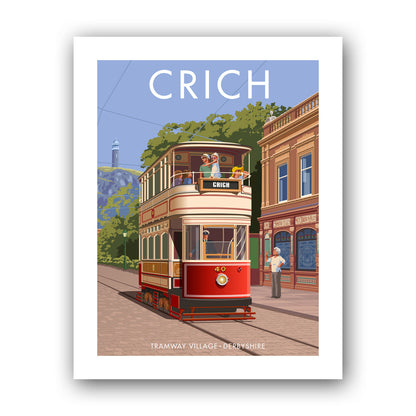 Crich, Tramway Village Art Print