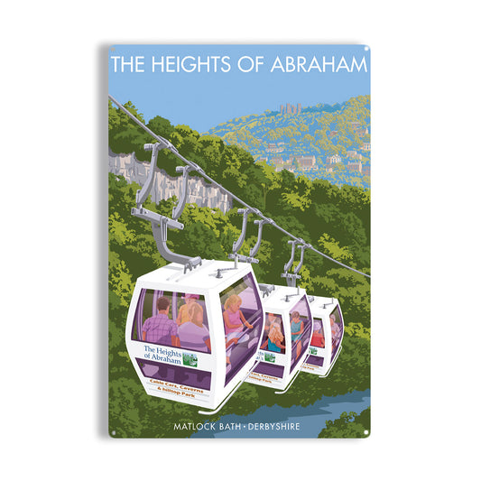 The Heights of Abraham Metal Sign