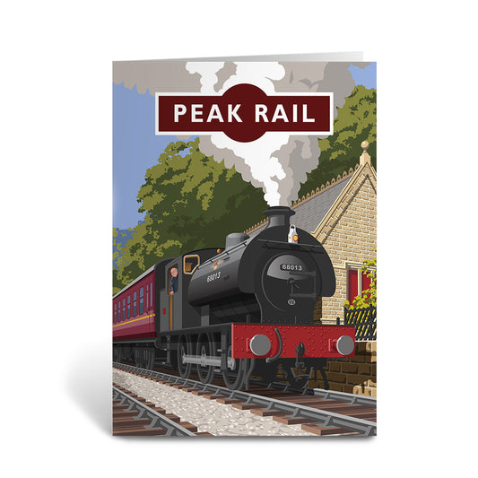 Peak Rail Greeting Card 7x5