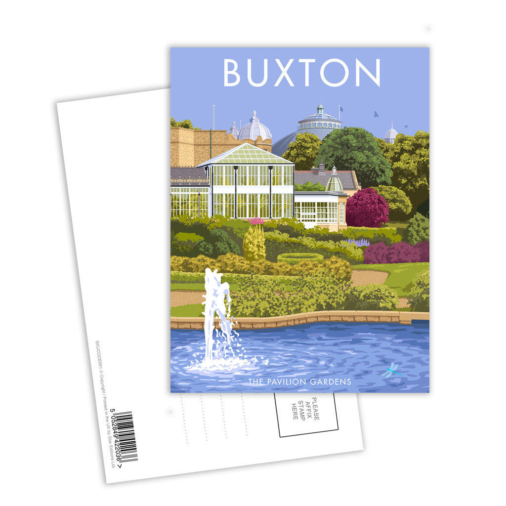 Buxton, The Pavilion Gardens Postcard Pack of 8