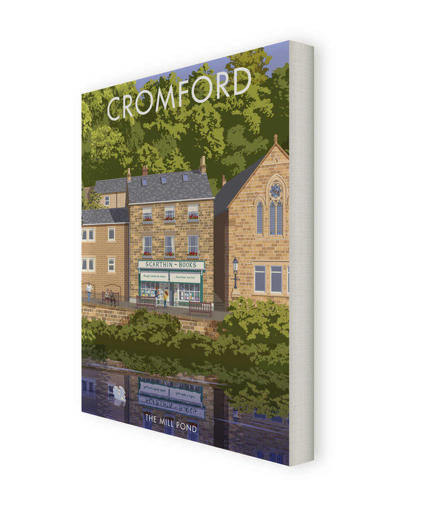 Cromford, The Mill Pond Canvas