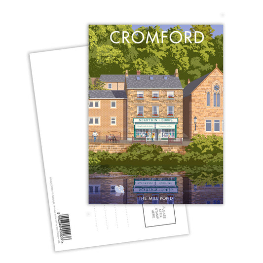 Cromford, The Mill Pond Postcard Pack of 8