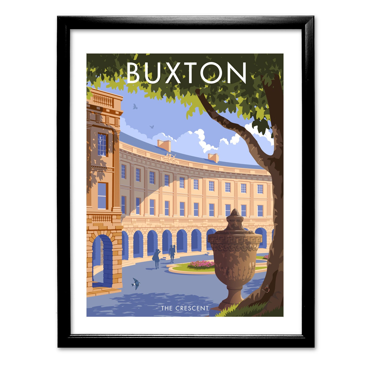 Buxton, The Crescent Art Print