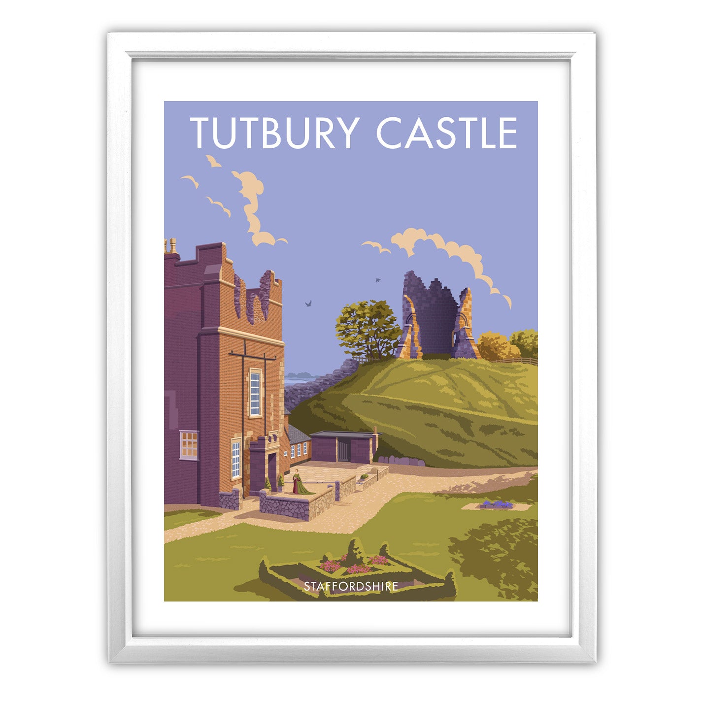 Tutbury Castle Art Print