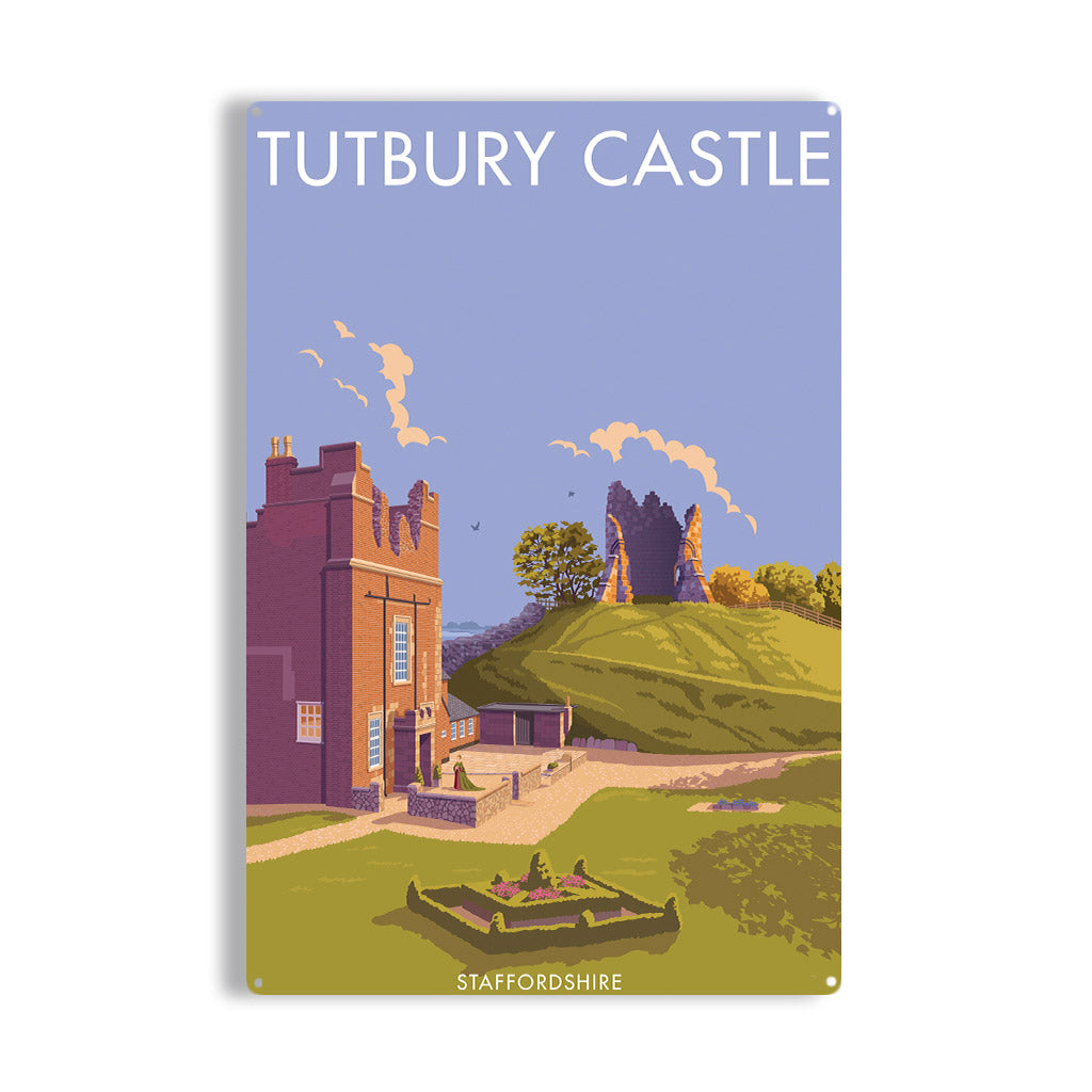 Tutbury Castle Metal Sign
