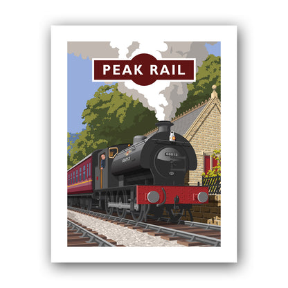 Peak Rail Art Print