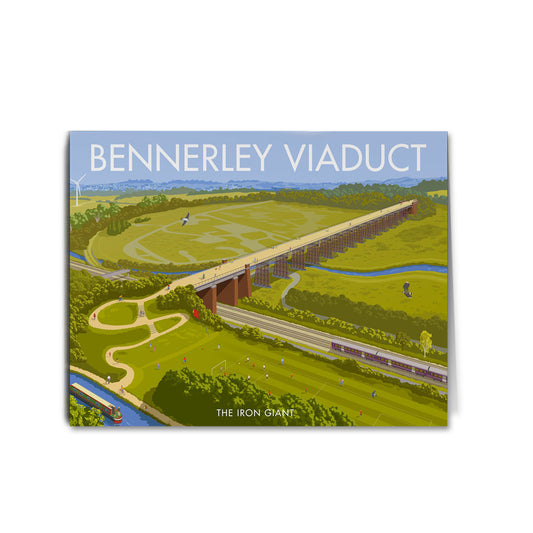 Bennerley Viaduct, The Iron Giant Greeting Card 7x5