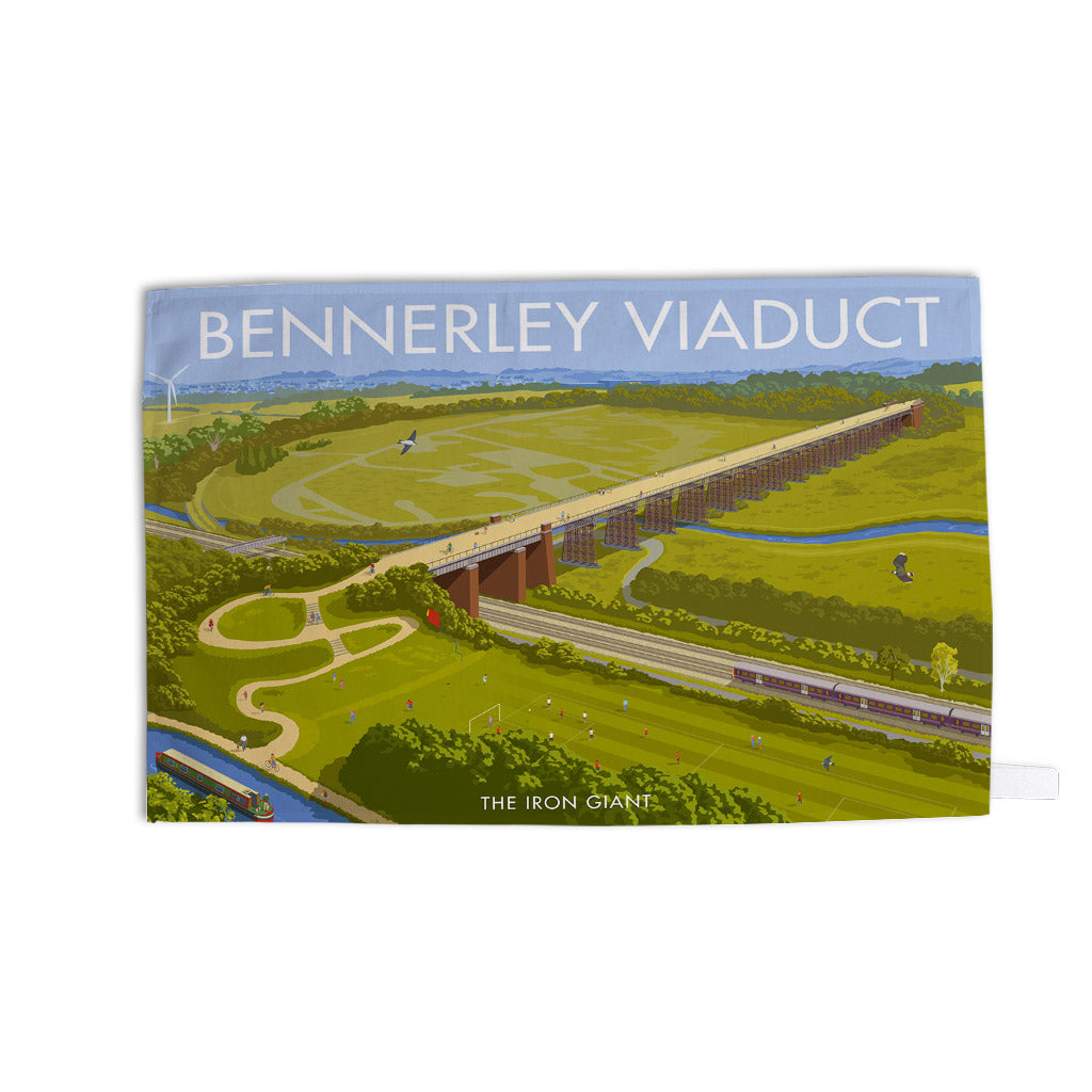 Bennerley Viaduct, The Iron Giant Tea Towel