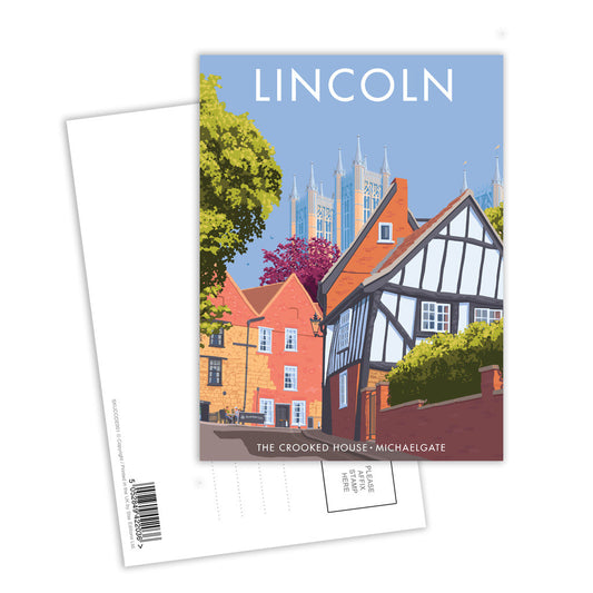 The Crooked House, Lincoln Postcard Pack of 8