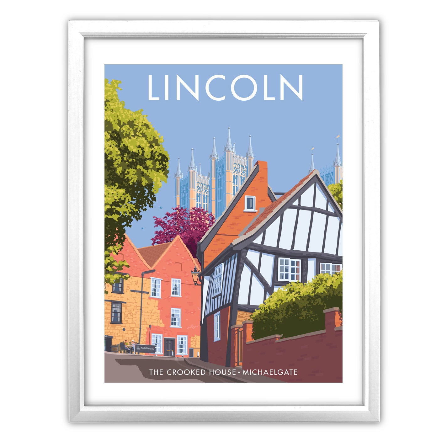The Crooked House, Lincoln Art Print