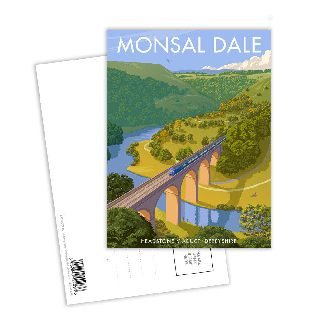 Headstone Viaduct, Monsal Dale Postcard Pack of 8