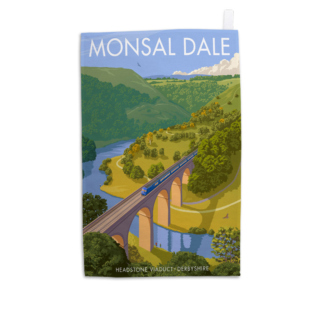 Headstone Viaduct, Monsal Dale Tea Towel