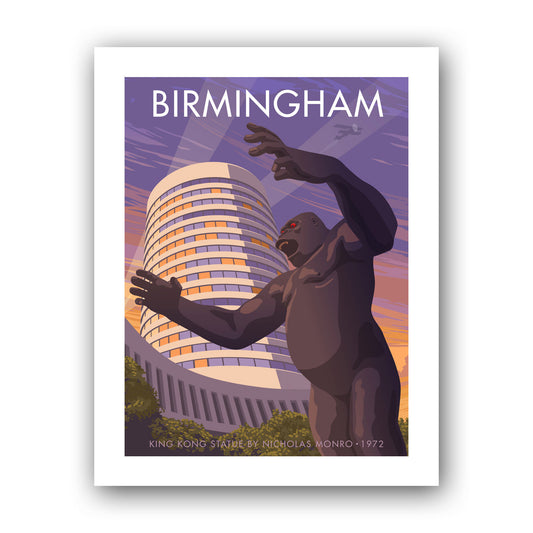 King Kong Statue, Birmingham Art Print