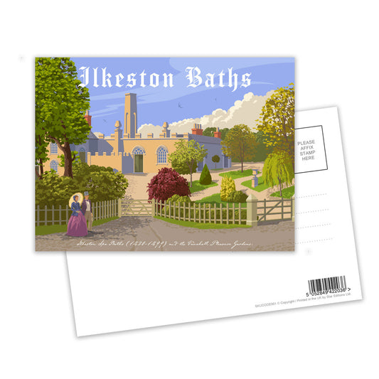 Ilkeston Baths Postcard Pack of 8