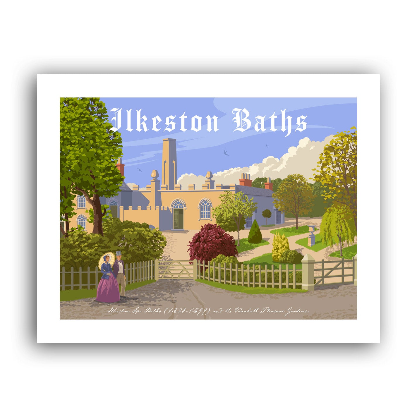 Ilkeston Baths Art Print