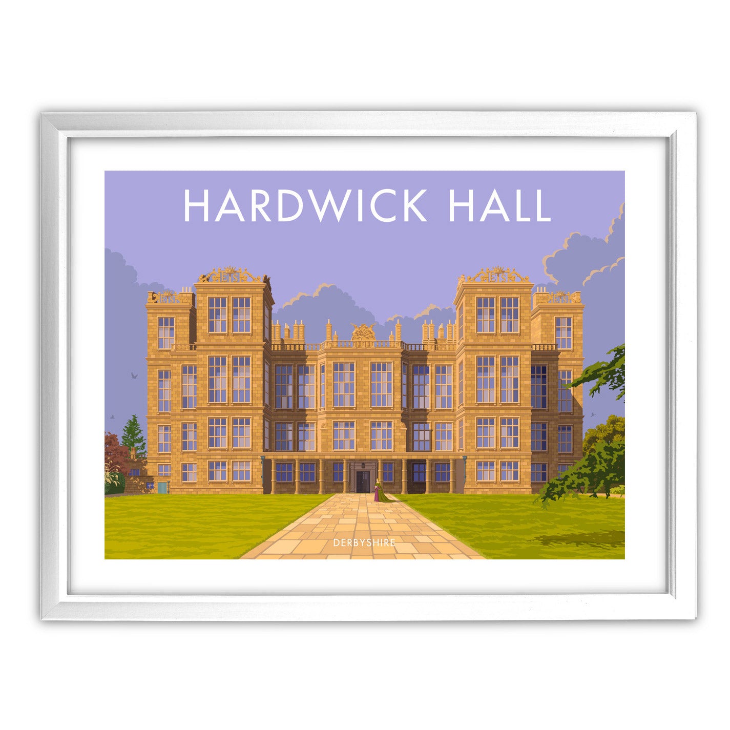 Hardwick Hall, Debyshire Art Print