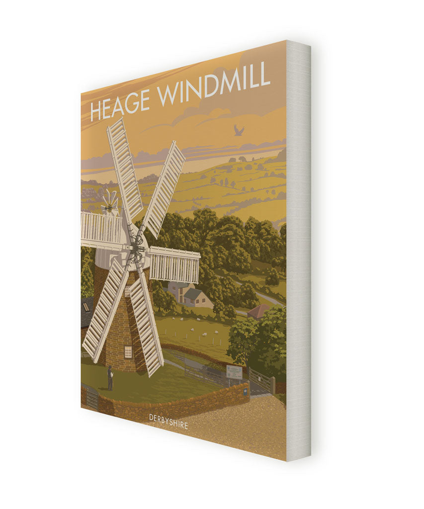 Heage Windmill Canvas