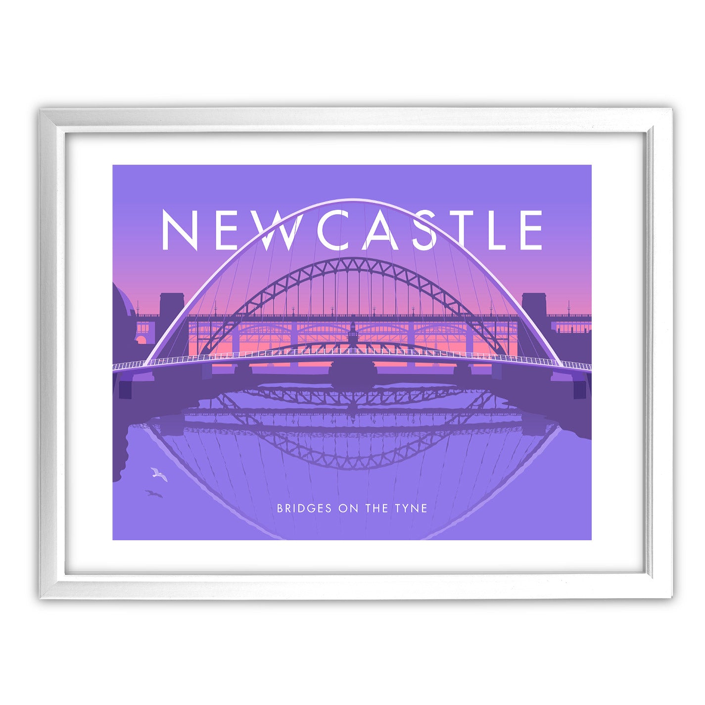 Newcastle, Bridges on the Tyne Art Print