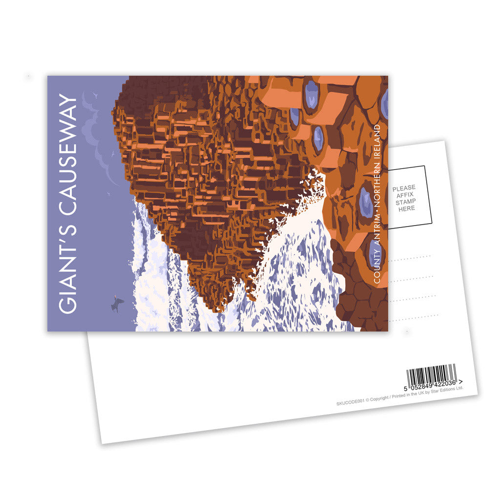 Giant's Causeway Postcard Pack of 8
