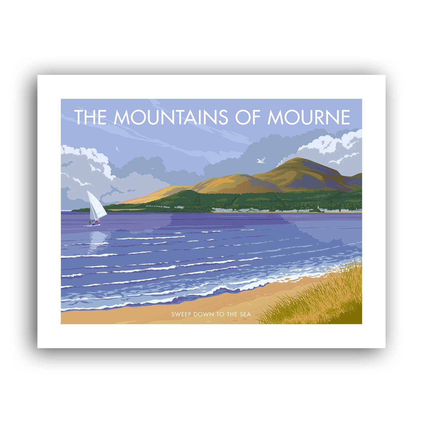 The Mountains of Mourne Art Print