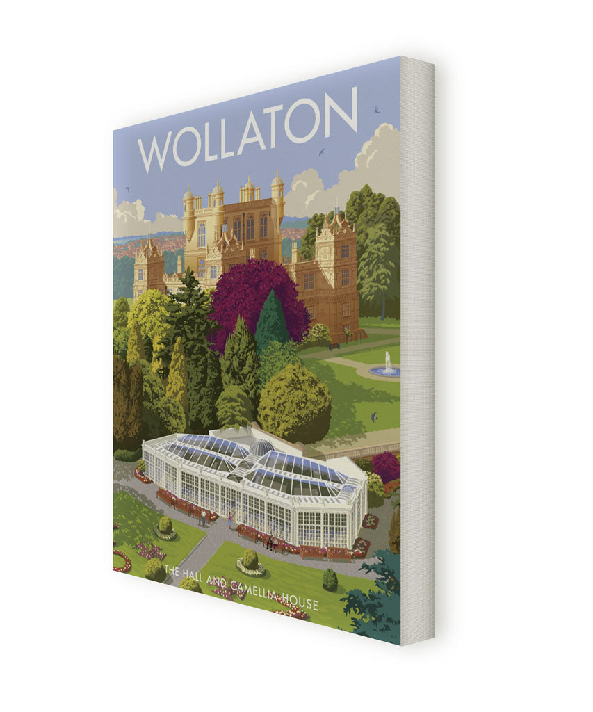 Wollaton, The Hall and Camellia House Canvas