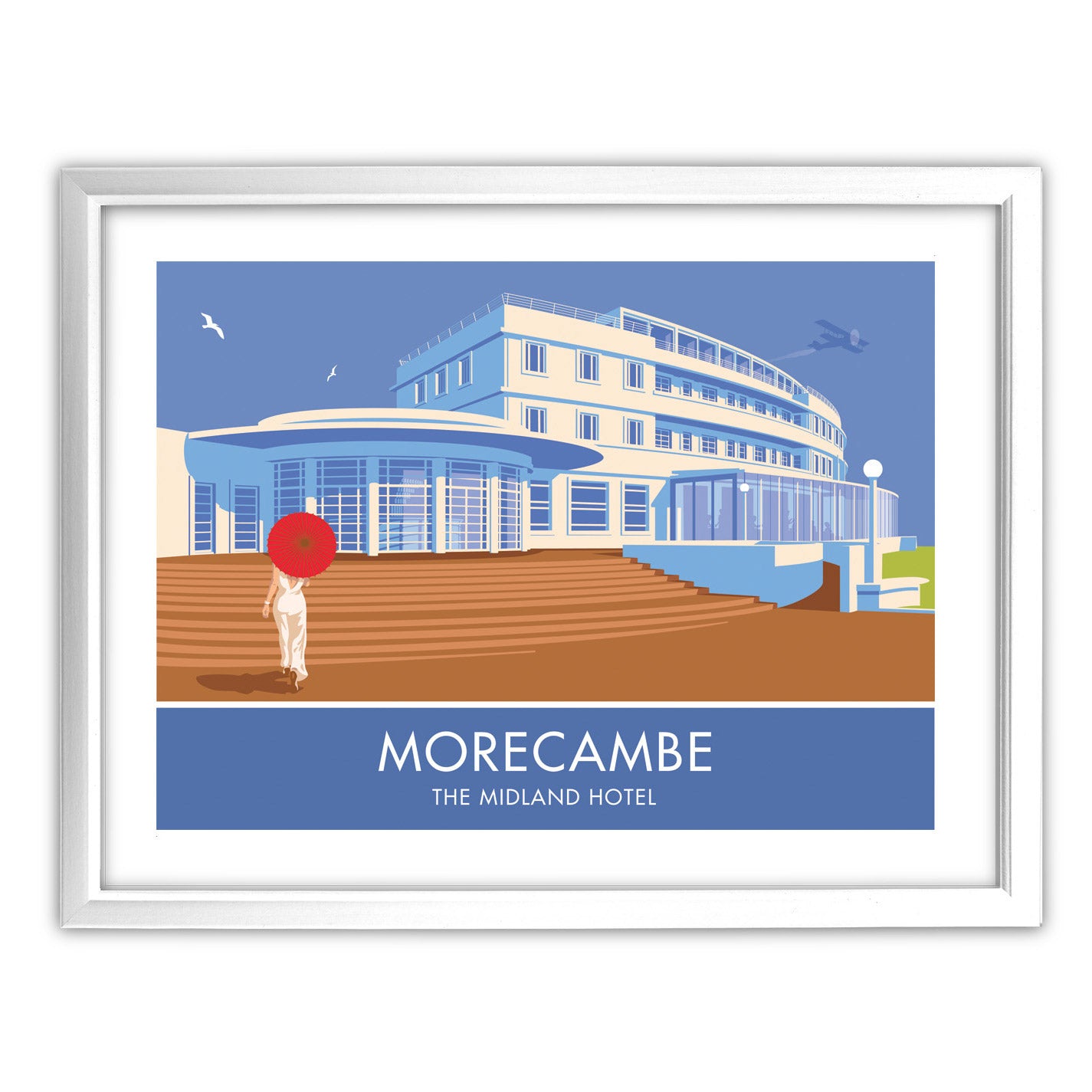 Morecambe, The Midland Hotel Art Print