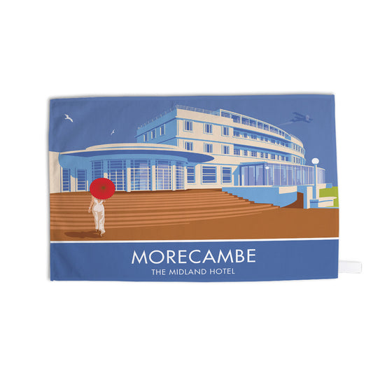 Morecambe, The Midland Hotel Tea Towel