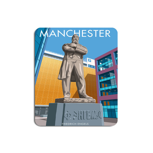 Friedrich Engels Statue, Manchester Mouse Mat