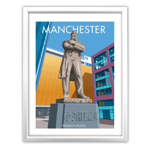 Friedrich Engels Statue, Manchester Art Print