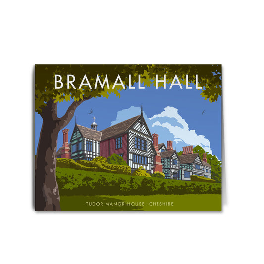 Bramall Hall, Cheshire Greeting Card 7x5