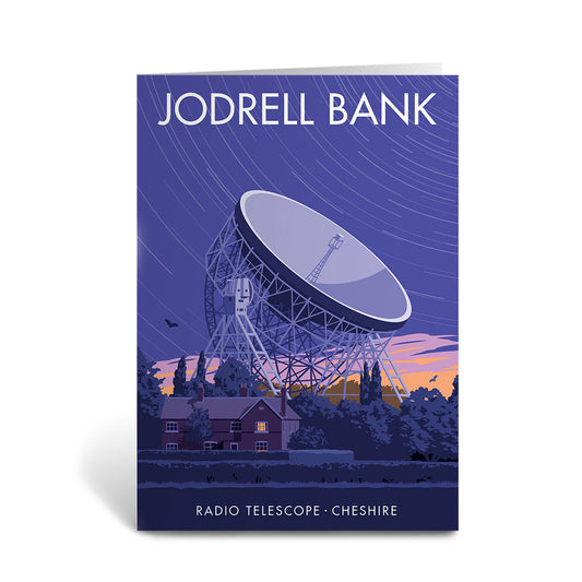 Jodrell Bank, Cheshire Greeting Card 7x5