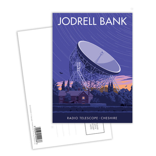 Jodrell Bank, Cheshire Postcard Pack of 8