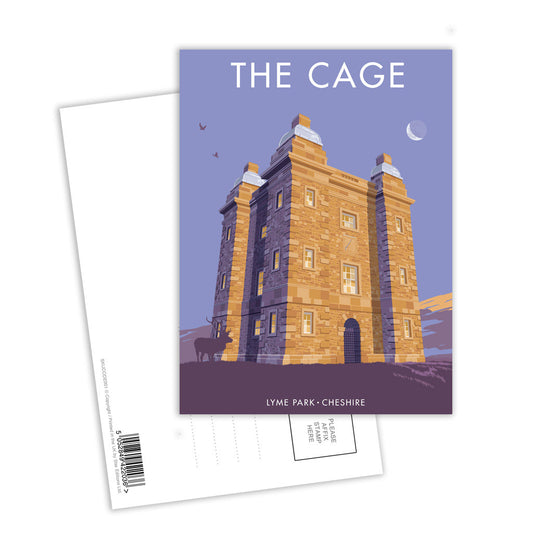 The Cage, Lyme Park Postcard Pack of 8