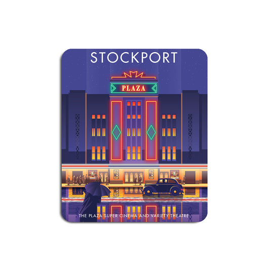 Stockport, The Plaza Cinema Mouse Mat