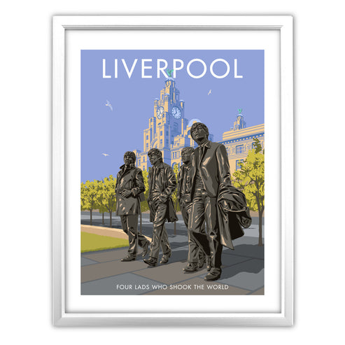 Four Lads Who Shook The World, Liverpool Art Print