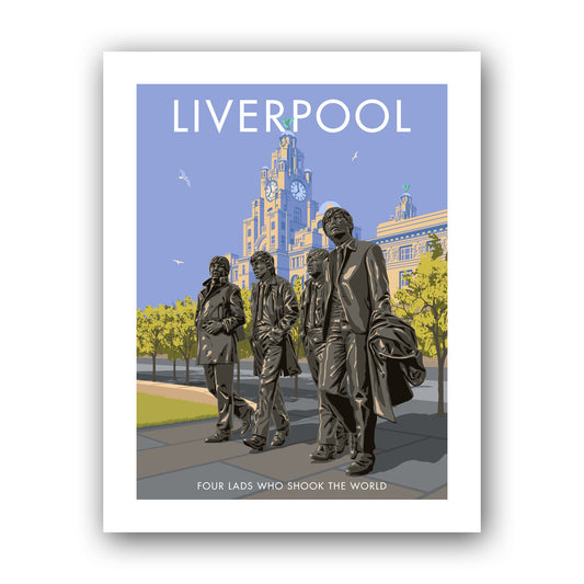 Four Lads Who Shook The World, Liverpool Art Print