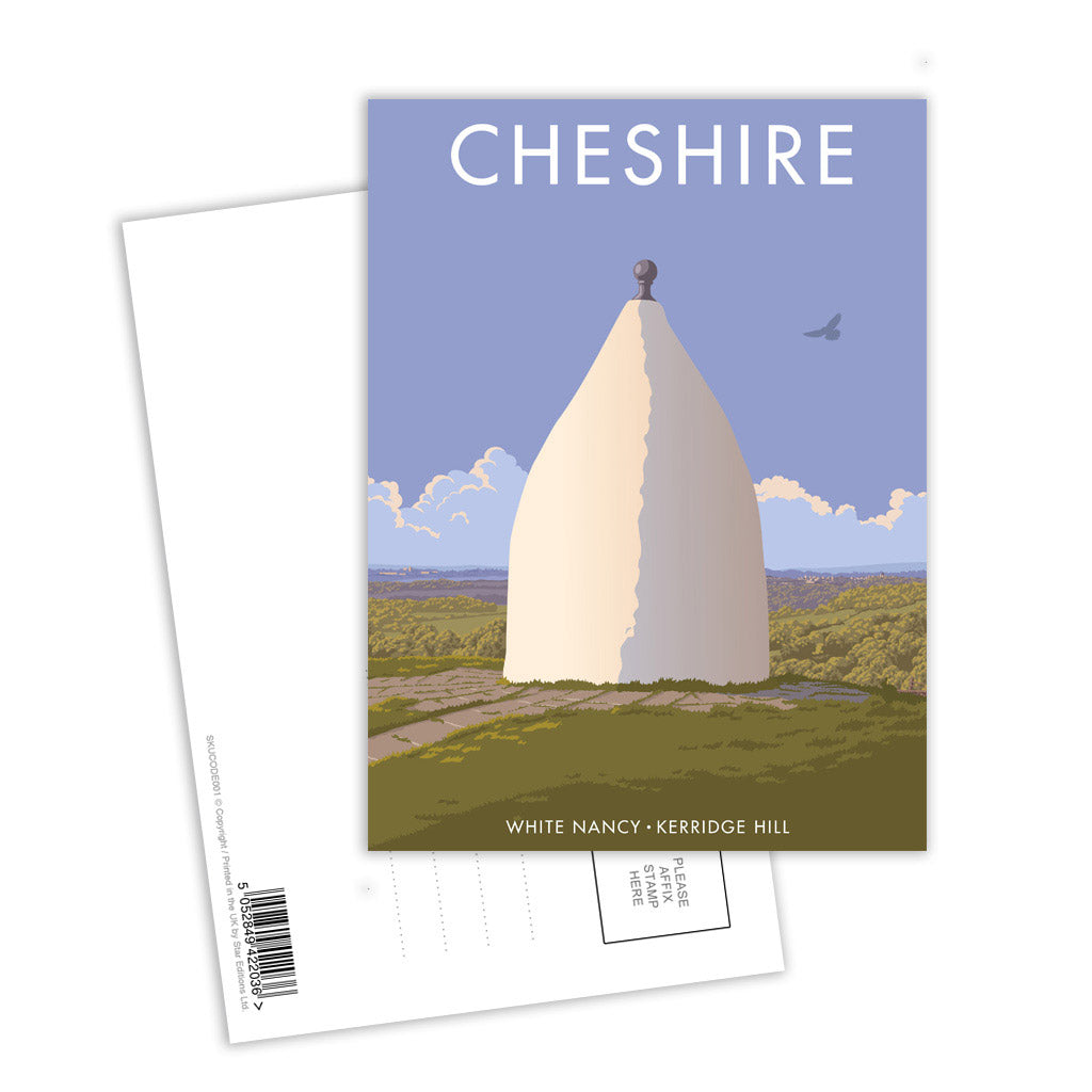 White Nancy, Kerridge Hill Postcard Pack of 8