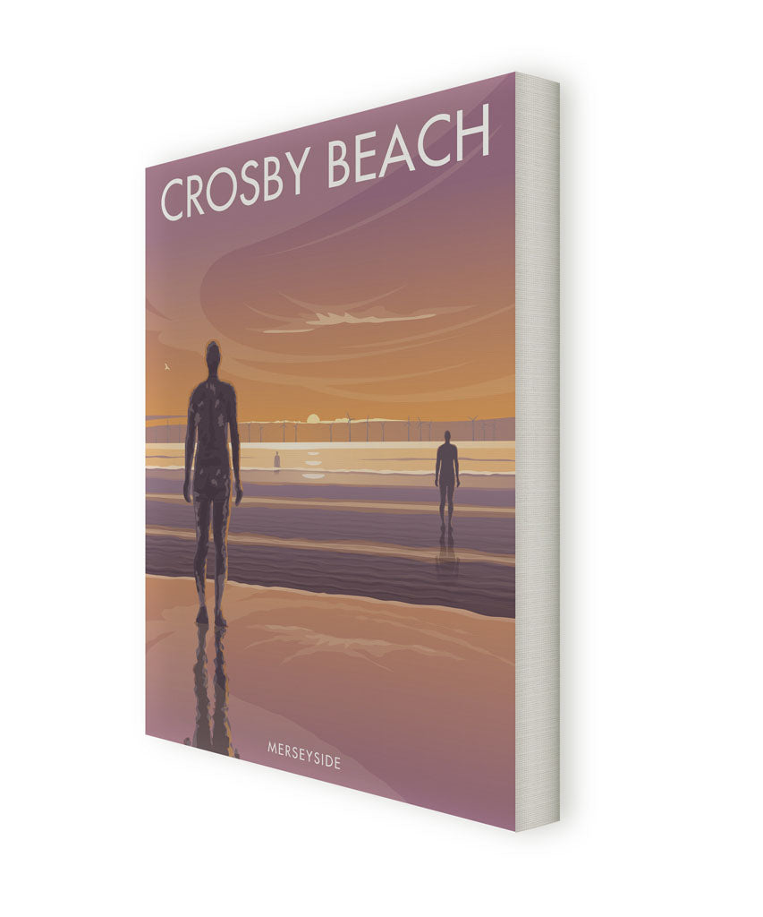 Crosby Beach, Merseyside Canvas