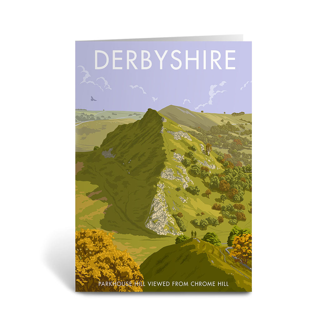 Parkhouse Hill from Chrome Hill Greeting Card 7x5