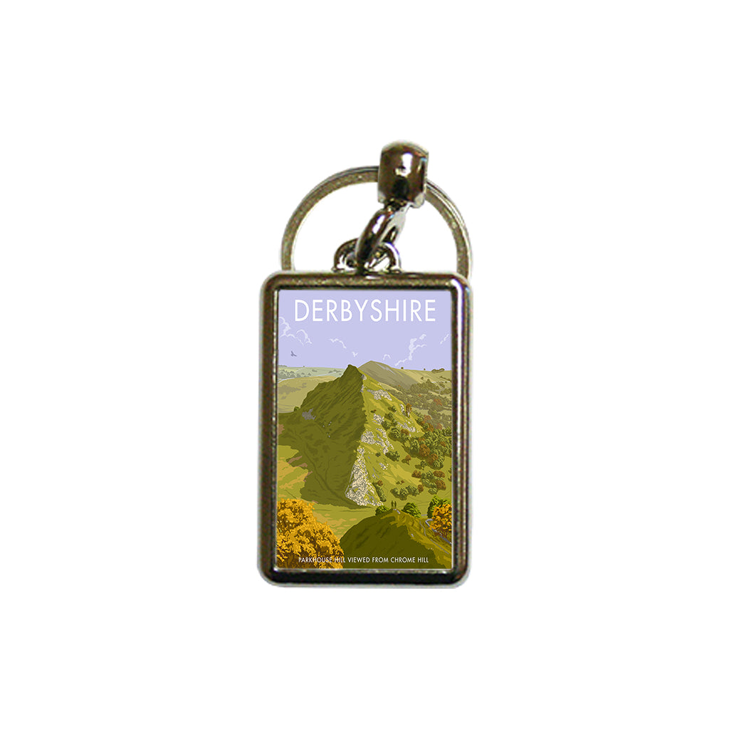 Parkhouse Hill from Chrome Hill Metal Keyring