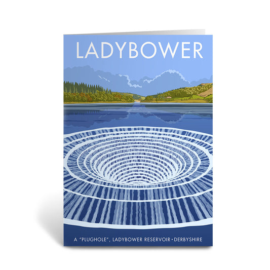 Ladybower Reservoir Greeting Card 7x5