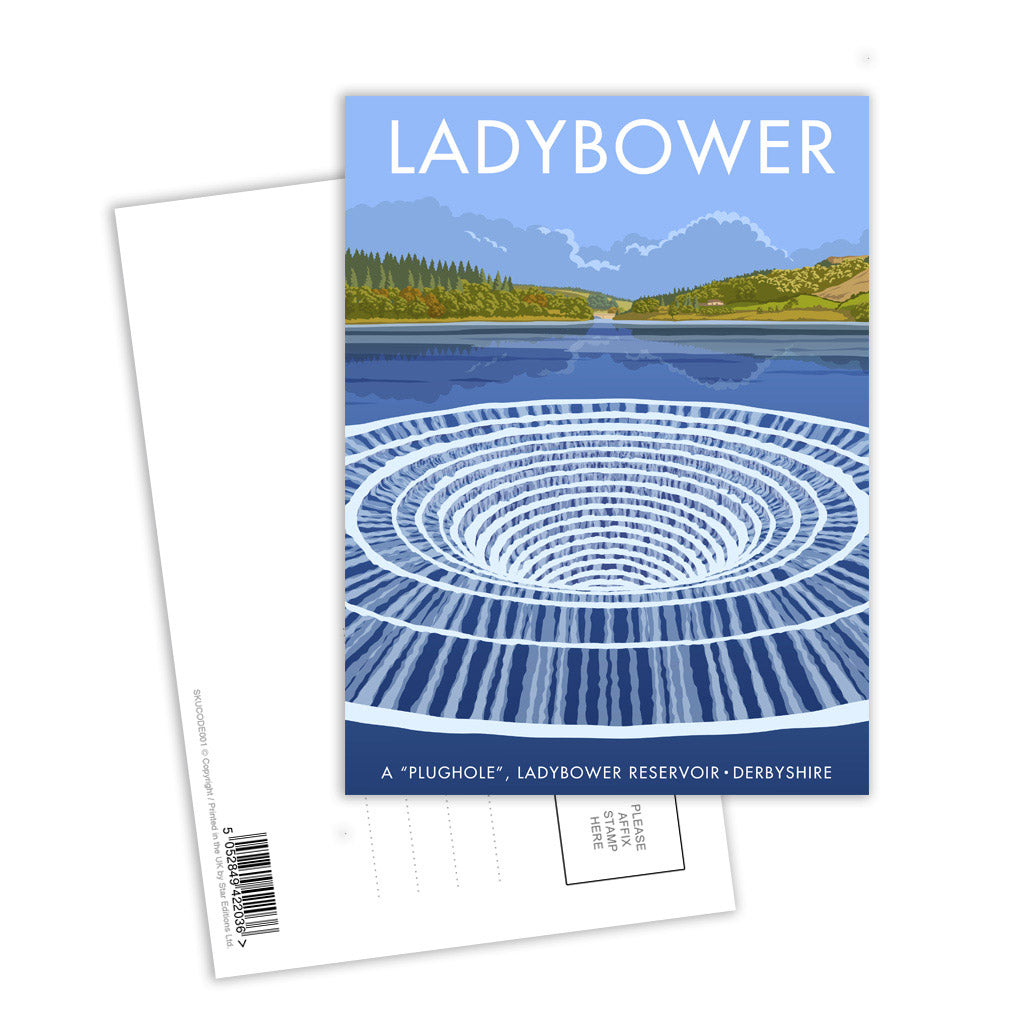 Ladybower Reservoir Postcard Pack of 8