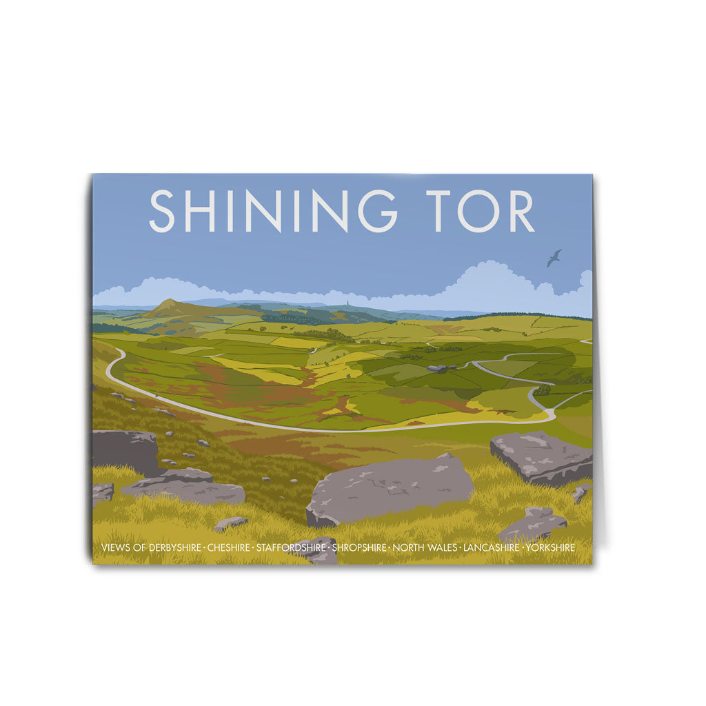 Shining Tor Greeting Card 7x5