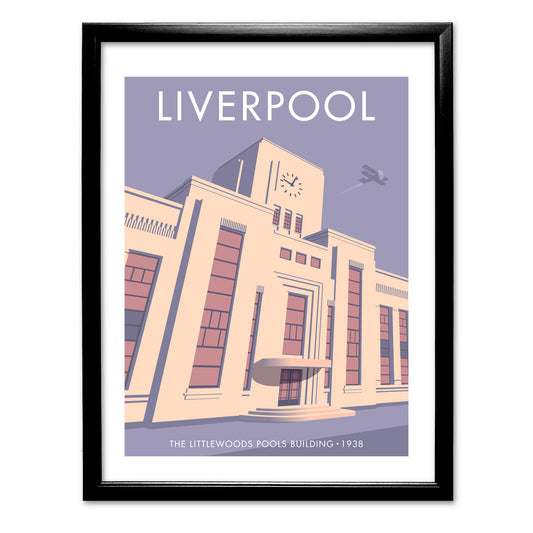 The Littlewood Pools Building, Liverpool Art Print