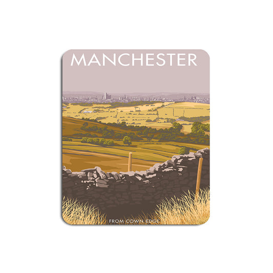 Manchester From Crown Edge Mouse Mat