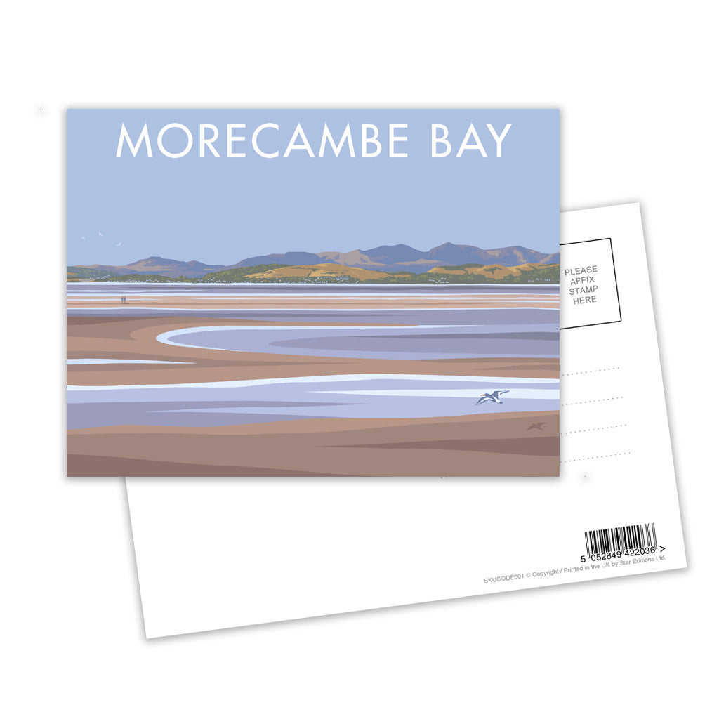 Morecambe Bay Postcard Pack of 8