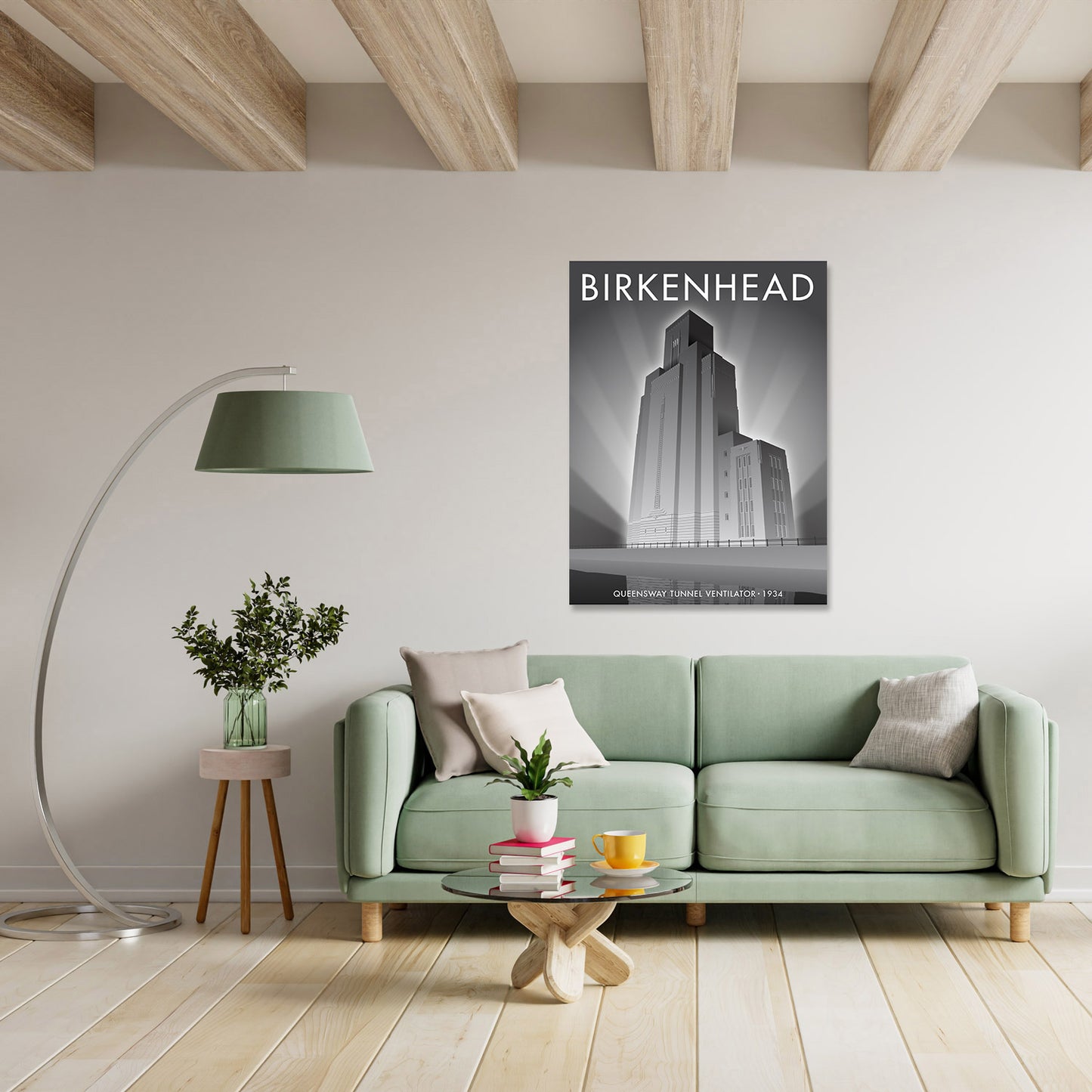 Birkenhead, Queensway Tunnel Art Print