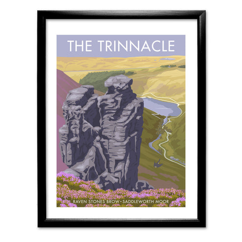 The Trinnacle, Raven Stones Brow Art Print