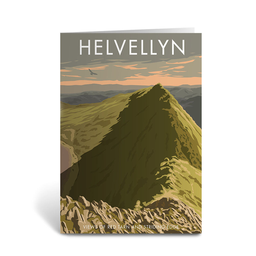 Helvellyn Greeting Card 7x5